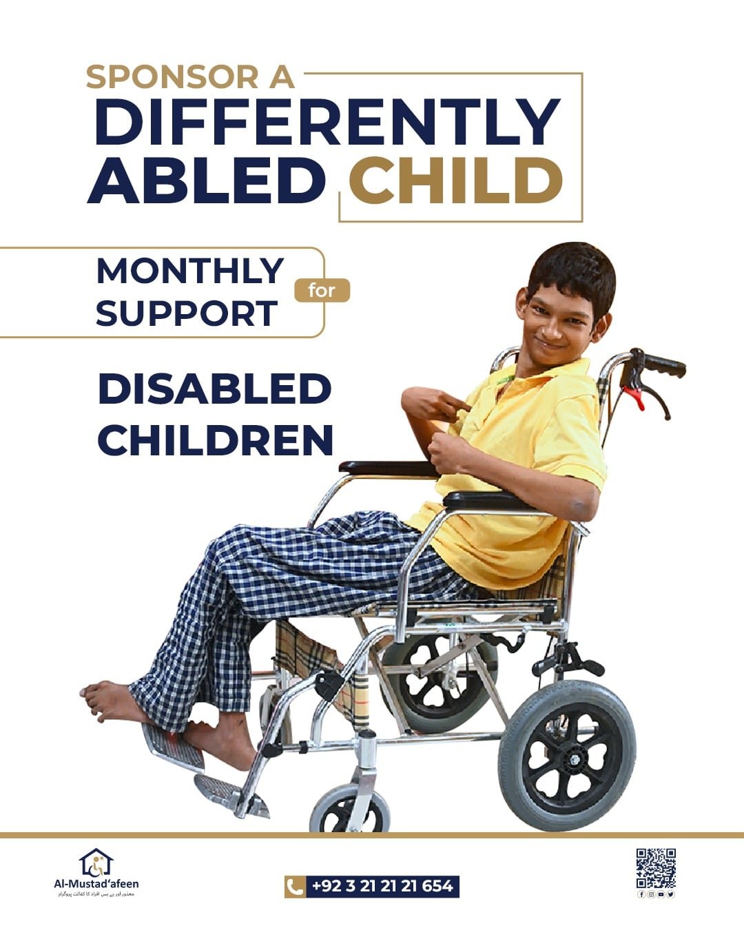 Sponsor a Differently Abled Child in Pakistan | Monthly Support & Care