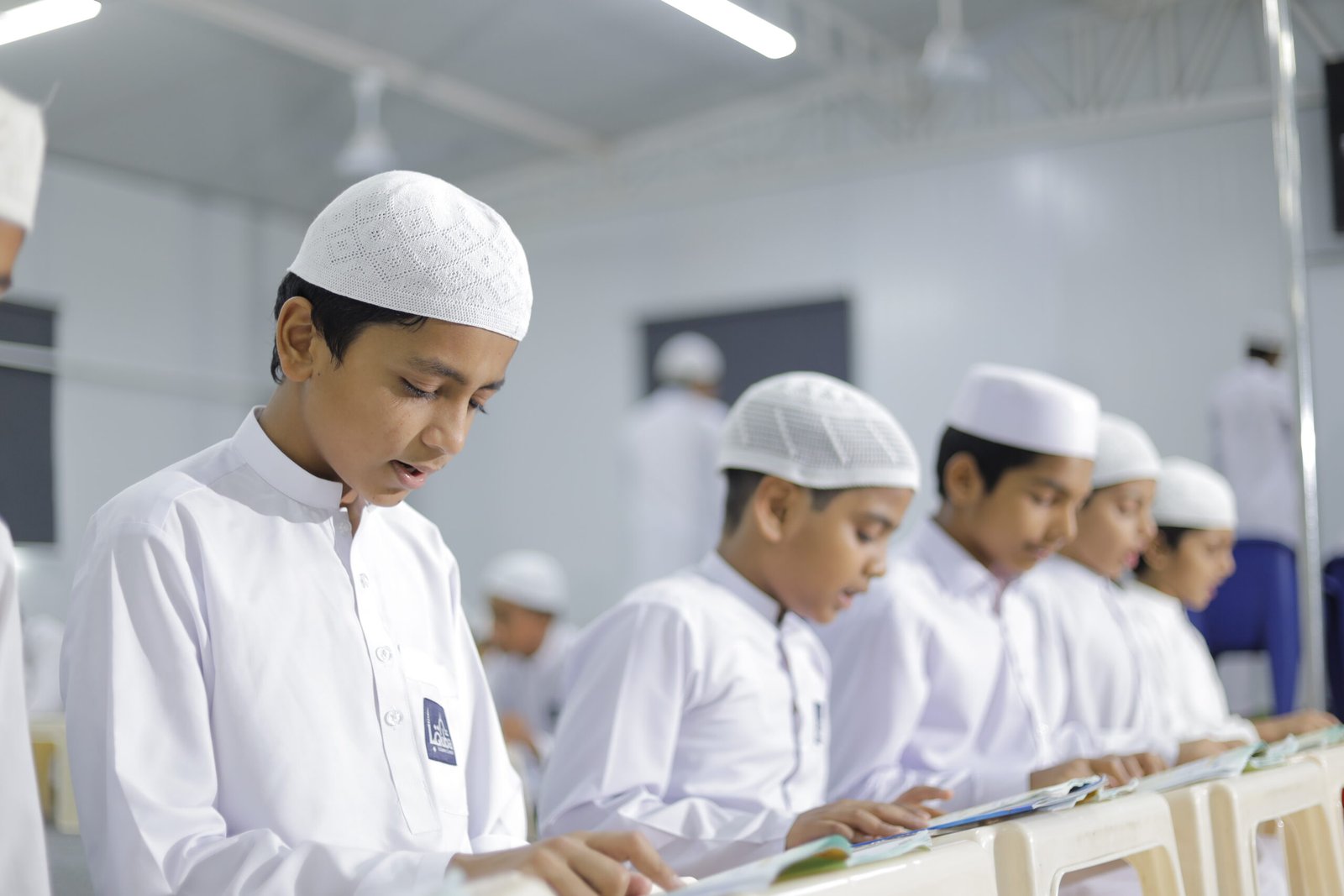 Childrens are studying