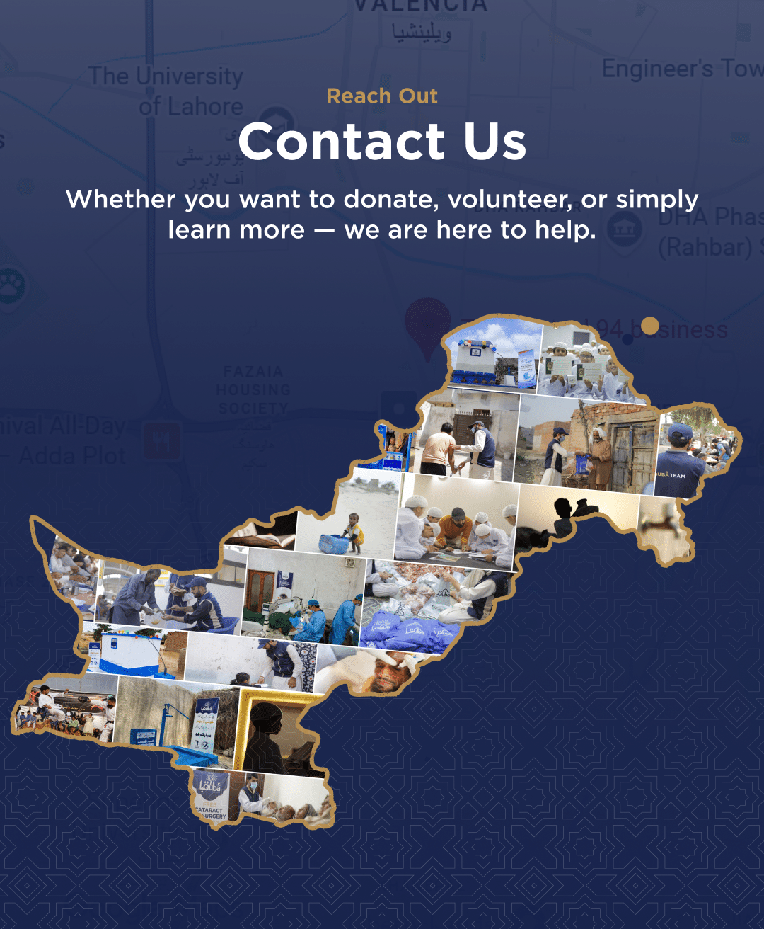 Quba Foundation Contact us Earth Shape