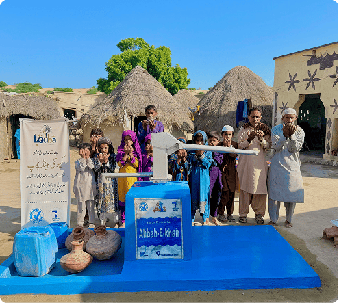 Community Water pump for access of clean water